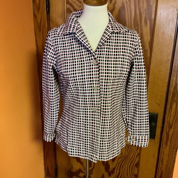 Vtg 70s American Woman Polyester Shirt - Picture 3 of 7